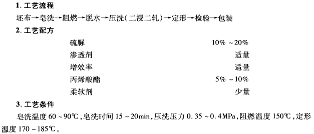 錦綸織物的阻燃整理